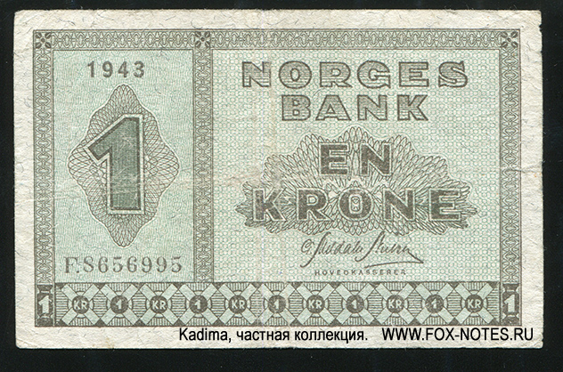 Norges Bank.  1  1943