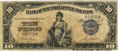Филиппины 10 песо 1912