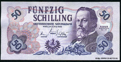 Oesterreichische Nationalbank. Banknote. 50 Schilling 1962