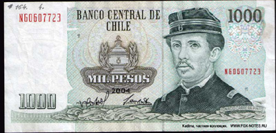 Banco Central de Chile. . 1000  2004 