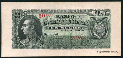 Banco International. .  1  1892