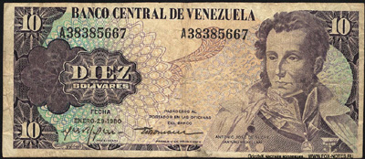 Banco Central de Venezuela.  10  1980