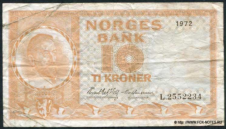 Norges Bank.   10  1972