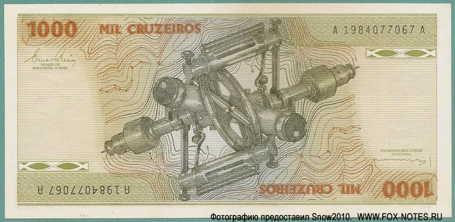  Banco Central do Brasil. 1000  1980