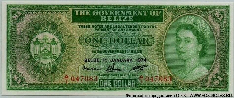  1  1974  The Government of Belize