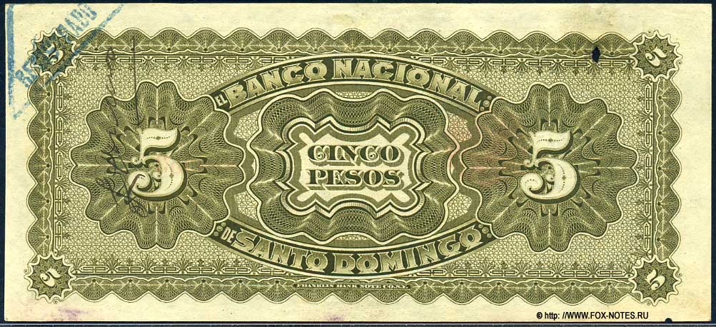 El Banco Nacional de Santo Dominicano 5  1889