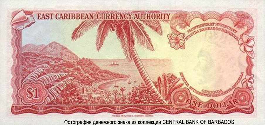 East Caribbean Currency Authority 1 Dollar 1965