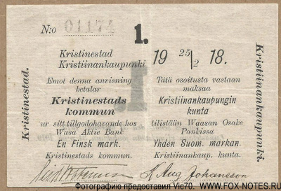 . Kristinestads kommun.  1   1918