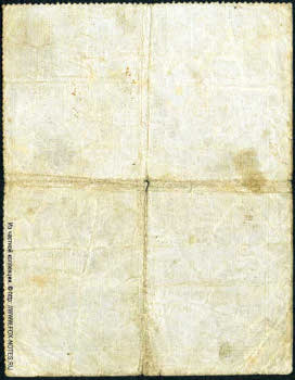 . Magistrat, Stadtkasse von Bialystok (,   ). Kassenschein. 5 Mark = 3 Rubel. 15. September 1915. (  5  = 3  1915.) 