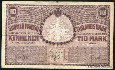   .   (Suomen Pankki, Finlands Bank).  10    1909 .