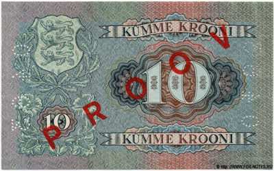 .  10   1928 . (Eesti Pank. Pangatäht 10 krooni 1928.)