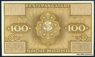 Eesti Pangatäht 100 marka 1921.