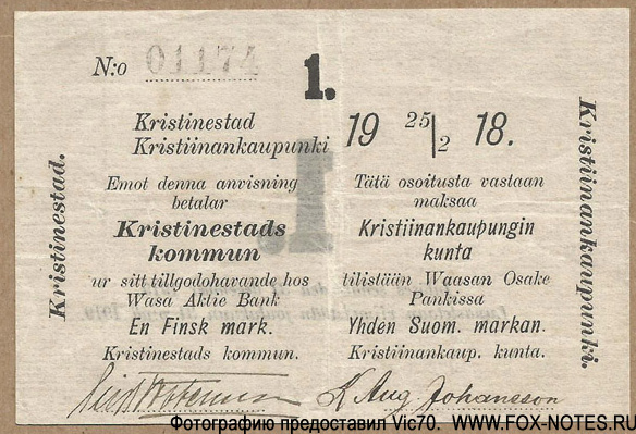 Drätselkammaren Kristinestad  1  1918
