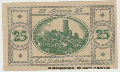 Bad Godesberg 25 pfennig 1920
