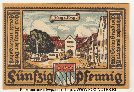 Stadt Dingolfing 50 pfennig 1920