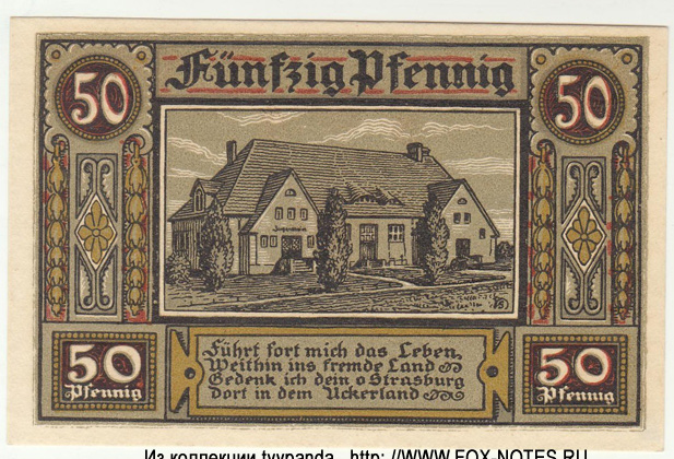 Stadt Strasburg i. Uckermark 50 Pfennig 1921