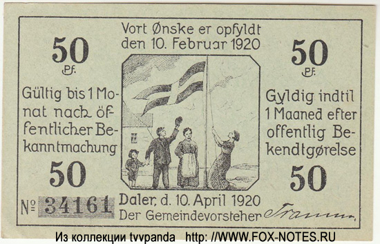 Daler 50 Pfennig 1920