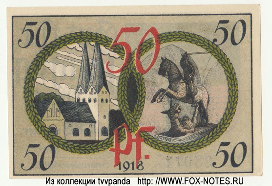Gemeinde Broacker 50 Pfennig 1918