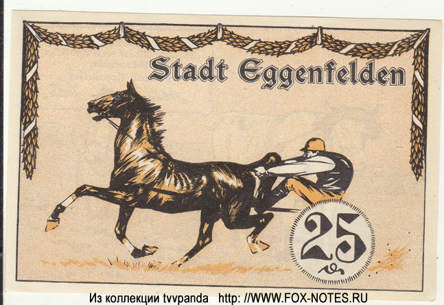 Stadt Eggenfelden 25 Pfennig Notgeld