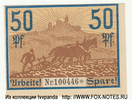 Stadtkassen Eisenach 50 Pfennig 1919