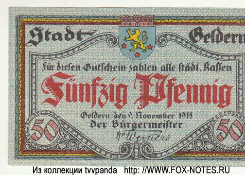 Stadt Geldern 25 Pfennig 1918 ()