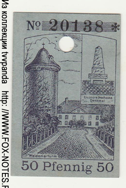 Stadt Dannenberg 50 Pfennig 1919 Notgeld