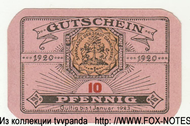 Stadt Dannenberg 10 Pfennig 1920 Notgeld