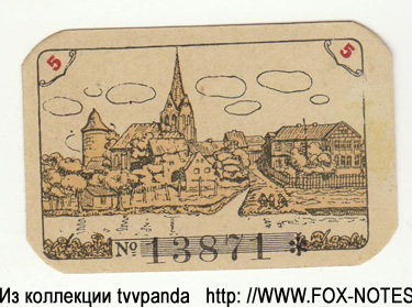 Stadt Dannenberg 5 Pfennig 1920 Notgeld