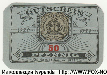 Stadt Dannenberg 50 Pfennig 1920 Notgeld