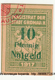 Magistrat der Stadt Gronau Notgeld 10 Pfennig 1917