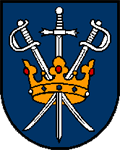 герб - три сабли с короной