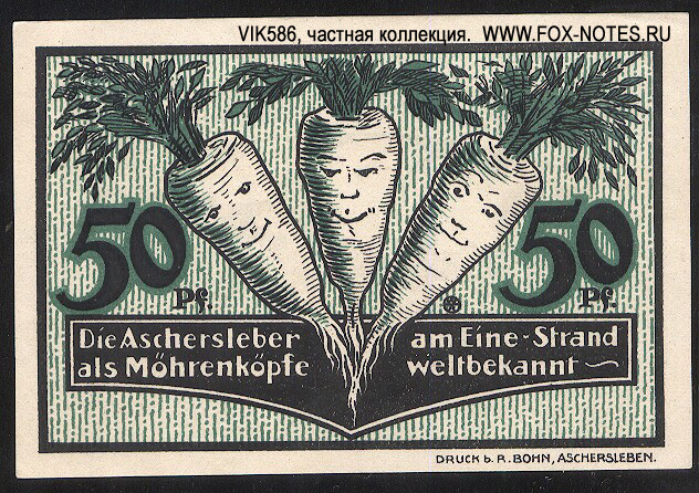 Erste Harzer-Notgeld-Ausstellung Notgeldsammlerbund 50 Pfennig 1921