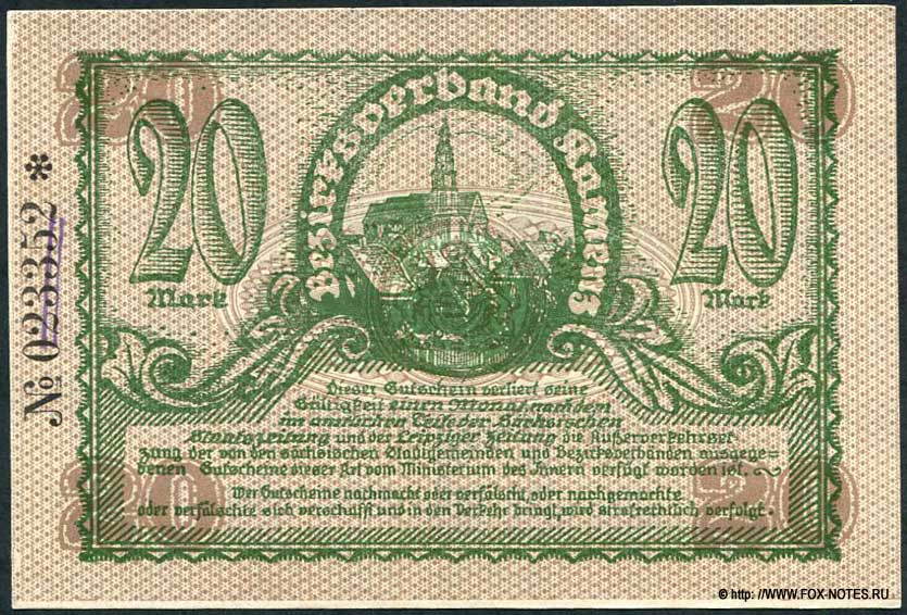 Bezirkverband Kamenz 20 Mark 1918 notgeld