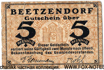 Beetzendorf 5 pfennig
