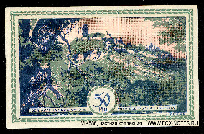 Reichskriegerbund Kyffhäuser 50 Pfennig 1921 Notgeld