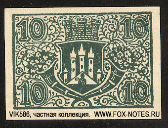 Markt Bischofsheim an der Rhön 10 pfennig 1921 notgeld