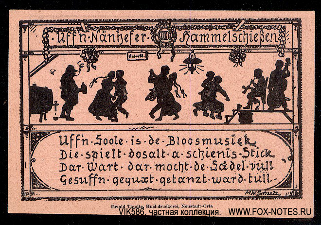Gemeinde Neunhofen 50 Pfennig 1921 Notgeld