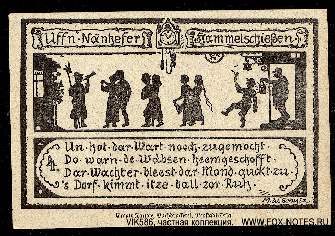 Gemeinde Neunhofen 75 Pfennig 1921 Notgeld