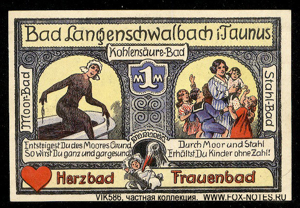 Stadt Bad Langenschwalbach i. Taunasn. 1 mark 1921