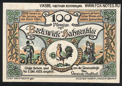 Hahnenklee-Bockswiese 100  1921 