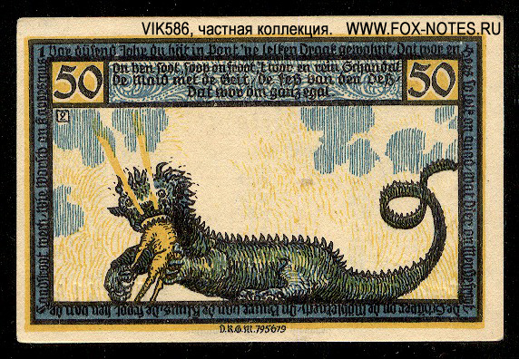 Kreissparkasse Geldern 50 Pfennig 1921 Notgeld