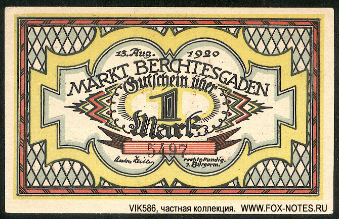 Markt Berchtesgaden 1  1920