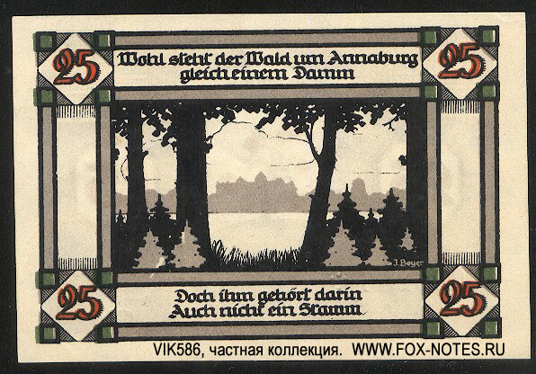 Stadt Annaburg 25 Pfennig 1921