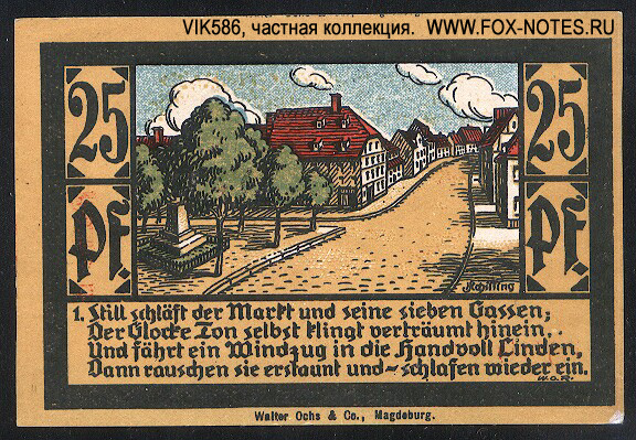 Stadt Calbe a.d. Saale 25 pfennig 1921