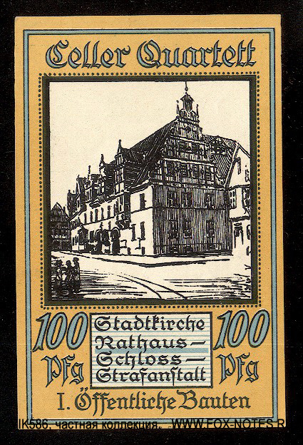 Stadt Celle 100  1921 