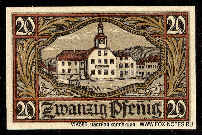 Stadt Remda 20 Pfennig 1921