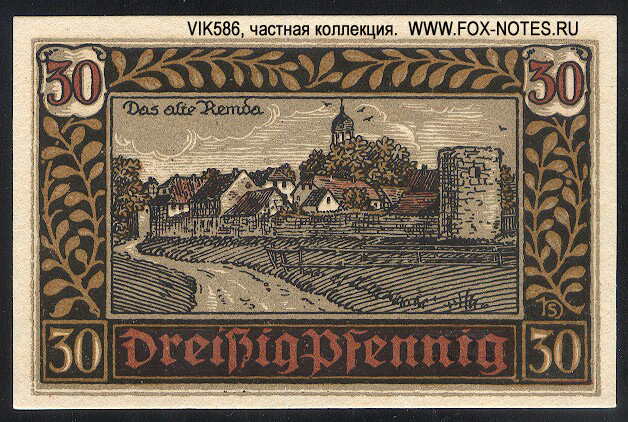 Stadt Remda 30 Pfennig 1921