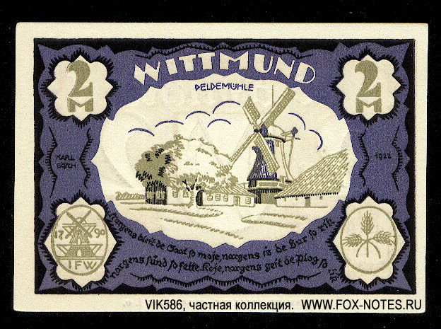 Wittmund 2 mark 1922