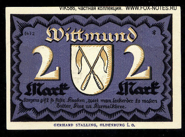 Wittmund 2 mark 1922