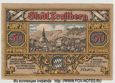 Stadt Trostberg 50 Pfennig 1920